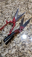 Metal Seymour and son and Wallace garden clippers