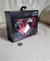 Star Wars Black Series Kylo and Poe diecast helmet