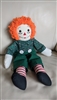 Raggedy Andy knickerbocker green pants cloth doll