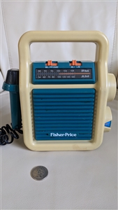 Fisher Price 1984 Radio Karaoke sing along toy