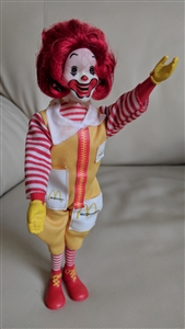 Ronald McDonald plastic toy 1976 articulated Remco