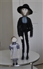 P Buckley Moss Amish 1986 Benjamin Elizabeth dolls