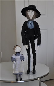 P Buckley Moss Amish 1986 Benjamin Elizabeth dolls