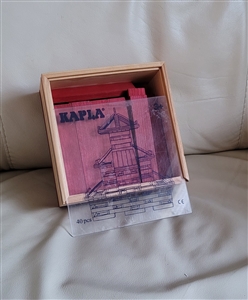 KAPLA wooden building blocks with box