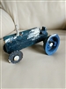 Folk Art primitive cast iron tractor toy farmhouse