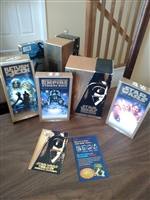 1997 Star Wars Trilogy VHS box set special edition with Star Wars Empire Strikes Back and Return of the Jedi tapes