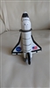 NASA Space Shuttle rocket porcelain trinket box