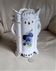 Blue Victorian Rose Baum Brothers Vase England