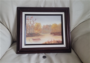 G Jumper 1986 Canvas oil painting lake landscape