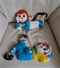 Raggedy Ann and Andy Colorful wall decor DART inc