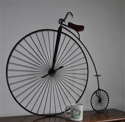 Metal Unicycle over 32 inch long wall display