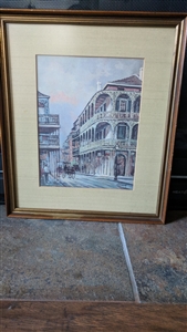 O Coleman framed print LA Branche building