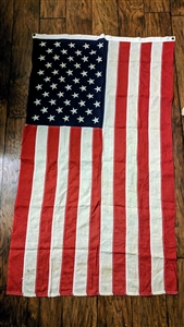 American Flag 50 stars cotton vintage
