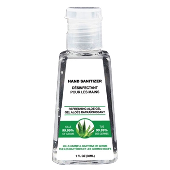 SA1001-S - Hand Sanitizer Gel Bottle - 1 oz.