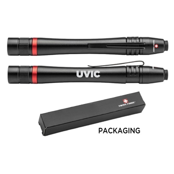 SA1098 Swiss Force&reg; Antares Mini Flashlight with Pen Clip