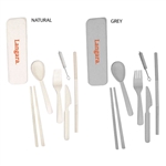 SA2036 - Artesia Wheat Fibre Utensil Set in Case