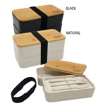 SA288 - Wheat Stackable Lunch Set