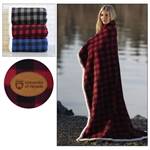 SA509 - Oversized Lumberjack Sherpa Throw - 60" x 70"