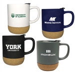 SD1049 - Evora Cork Base Ceramic Mug - 11 oz.