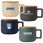 SD1060 - Cafe Virtuoso Mug with Bamboo Lid - 12oz.