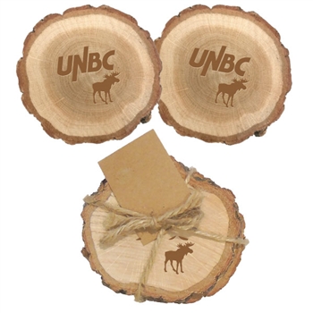 SH411 - Natural Wooden Coasters