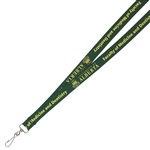 3/4" Deluxe Screen Printed Lanyard - Tubular