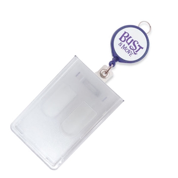 Deluxe Carbonate I.D. Holder with Badge Reel