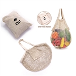 SL198 - Foldable Cotton Mesh Shopping Bag