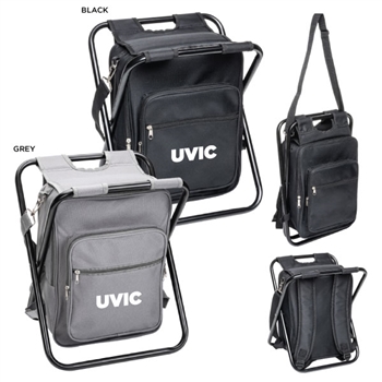 SMC-2304 - Riverbend Foldable Cooler Backpack & Chair