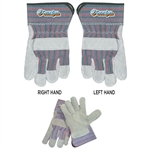 SMC-2470 - Split Leather Gloves with Safety Cuffs