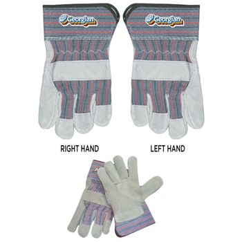 SMC-2470 - Split Leather Gloves with Safety Cuffs