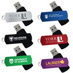 Long Clip USB Swivel Drive 1GB - 4GB - 8GB
