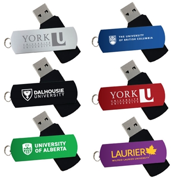 Long Clip USB Swivel Drive 1GB