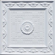 Victorian Poppy Plaster Ceiling Tile