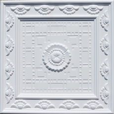 Victorian Poppy Plaster Ceiling Tile