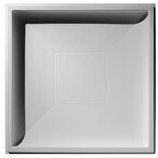 Contemporary Coffer Plaster Ceiling Tile