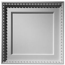 Coffered Dentil Plaster Ceiling Tile