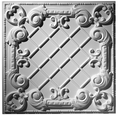 Baroque Panel Plaster Ceiling Tile
