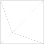 Pyramid 4 for 9/16 Grid Plaster Ceiling Tile
