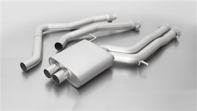 Remus Valved Racing Cat-back Sport Exhaust AUDI RS6 / RS7, 4G (4.0L) 2013=> (Non-Resonated)
