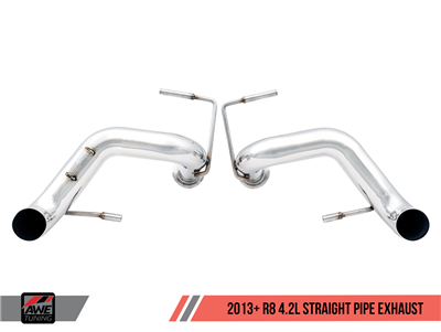 AWE Tuning Audi R8 4.2L Straight Pipe Exhaust (2014+)