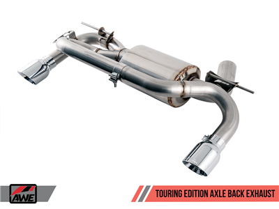 AWE Touring Edition Axle Back Exhaust for BMW F3X 335i / 435i - Carbon Fiber Tips