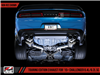 AWE Touring Edition Exhaust for 15+ Challenger 6.4 / 6.2 SC - Resonated - Diamond Black Quad Tips