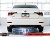 AWE Track Edition Exhaust - Resonated - for MK7 Jetta GLI w/ High Flow Downpipe (not included) - Diamond Black Tips