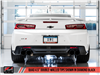 AWE Track Edition Catback Exhaust for Gen6 Camaro SS / ZL1 - Non-Resonated - Diamond Black Tips (Quad Outlet)