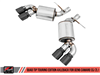 AWE Touring Edition Axleback Exhaust for Gen6 Camaro SS / ZL1 - Chrome Silver Tips (Quad Outlet)