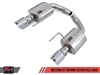 AWE S550 Mustang GT Axle-back Exhaust - Touring Edition (Diamond Black Tips)