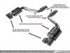 AWE Tuning Panamera 2/4  Touring Edition Exhaust (2014+) -- With Chrome Silver Tips