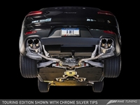 AWE Tuning Panamera 2/4  Touring Edition Exhaust (2011-2013) -- With Chrome Silver Tips