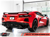 AWE Touring Edition Exhaust for C8 Corvette - Quad Chrome Silver Tips